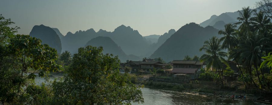 Limestone Cliffs near Vang Vieng