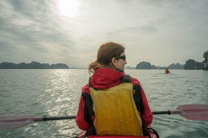 Kayak Perspective at Halong Bay