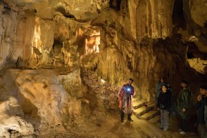 Inside the Cave at Halong Bay