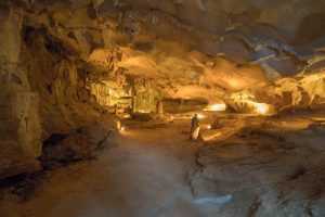 In the Cave at Halong Bay