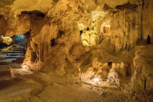 In the Cave at Halong Bay