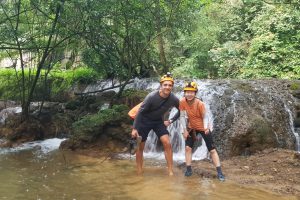 Jacey and Me on Tu Lan Expedition