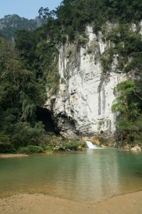 Campsite at Ken Cave on Tu Lan Expedition
