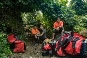 Resting on Tu Lan Expedition