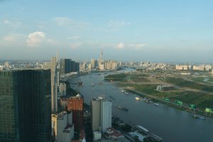 View fromo Bitexo Financial Tower in Ho-Chi-Minh-City